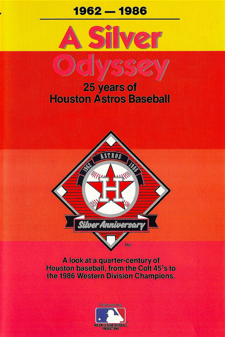 A Silver Odyssey: 25 Years of Houston Astros Baseball poster background