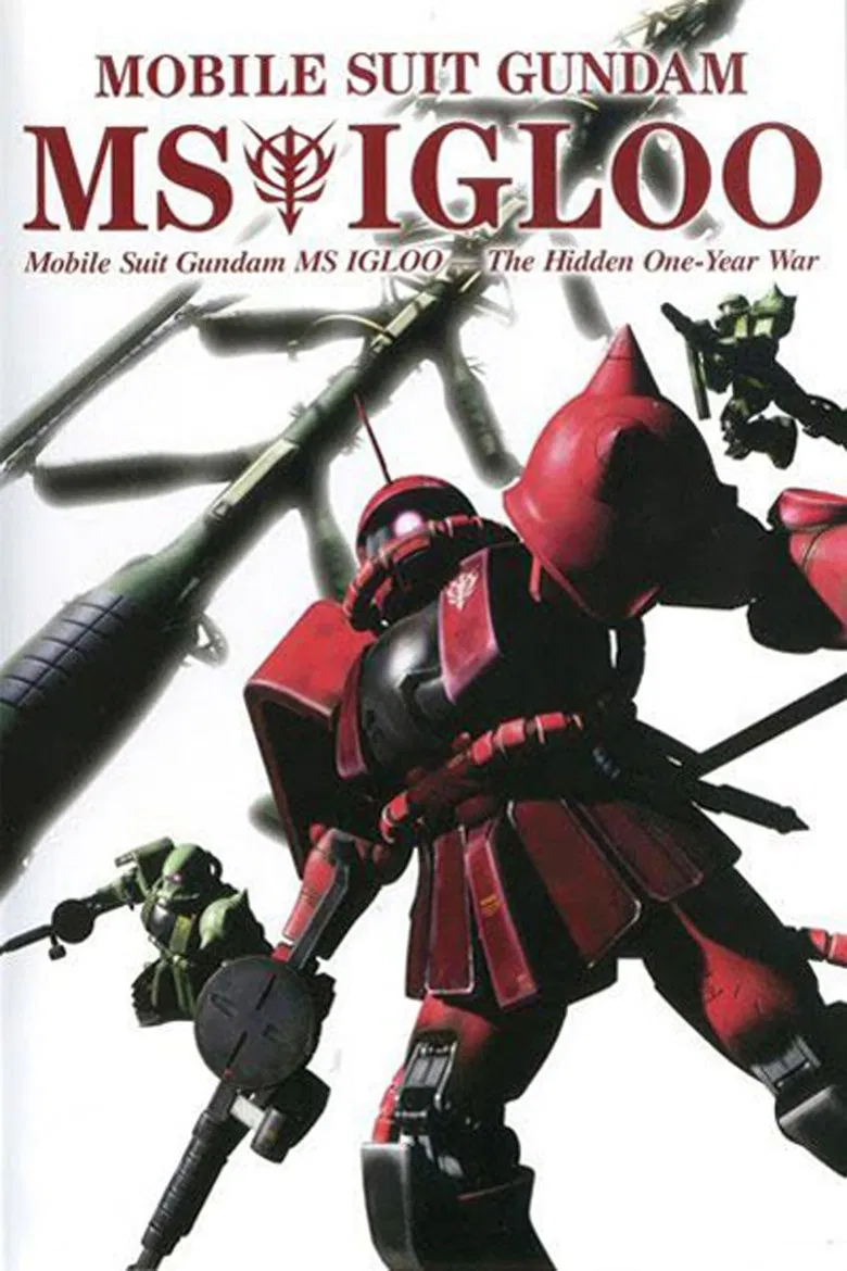 Mobile Suit Gundam MS IGLOO: The Hidden One Year War poster background