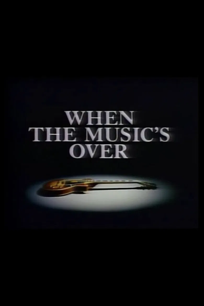 When the Music's Over poster background