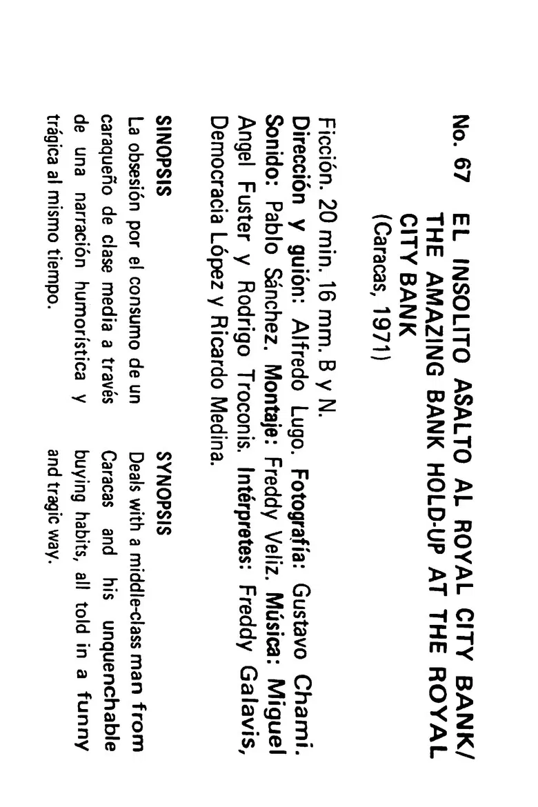 El insólito asalto al Royal City Bank poster background