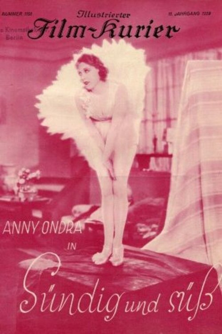 Sündig und süß poster background