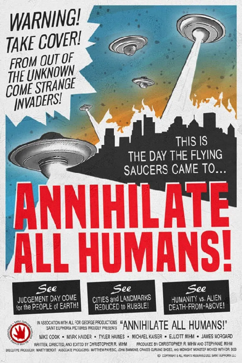Annihilate All Humans! poster background