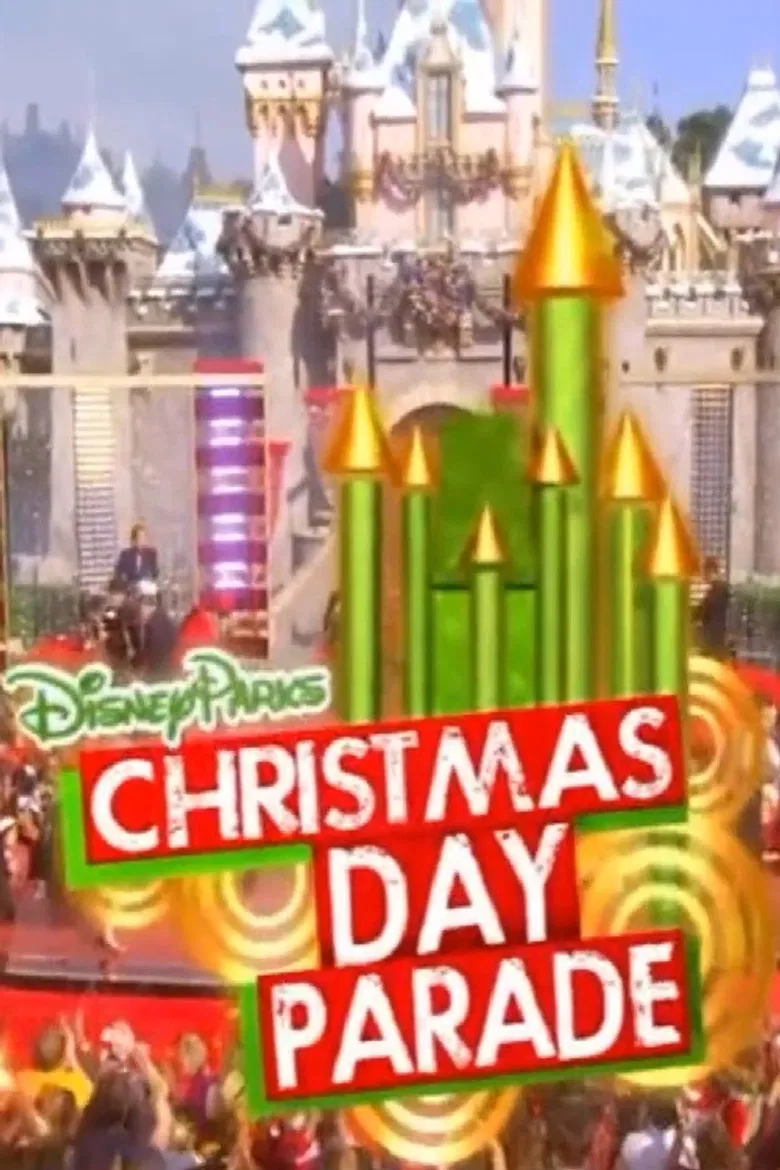 Disney Parks Christmas Day Parade poster background