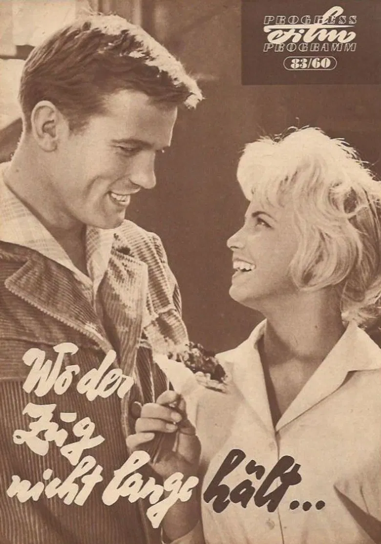 Wo der Zug nicht lange hält poster background