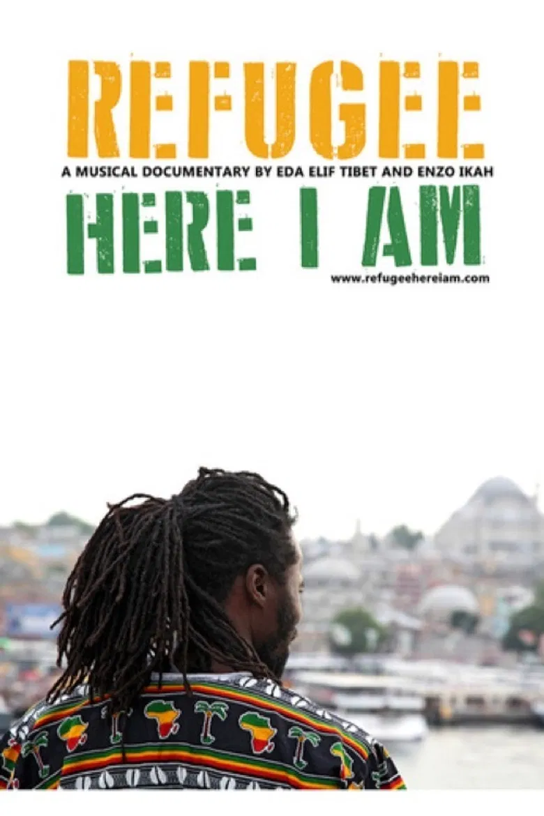 Refugee Here I am poster background
