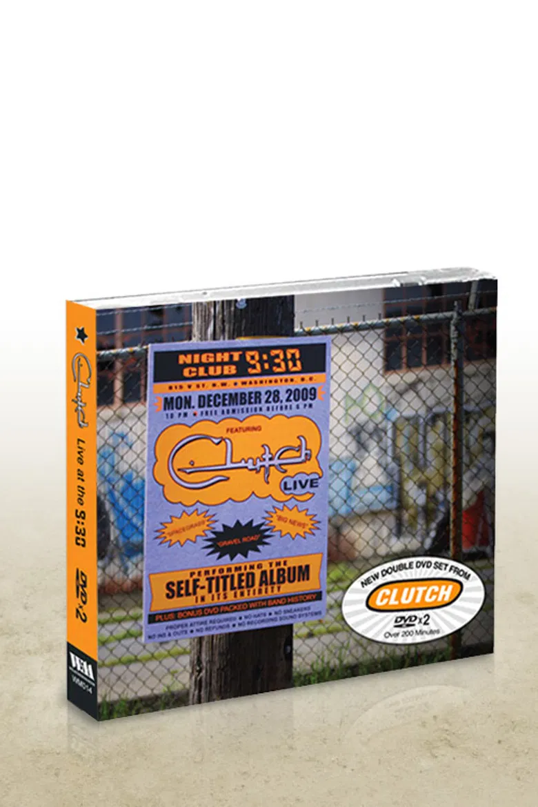 Clutch: Live at the 9:30 poster background