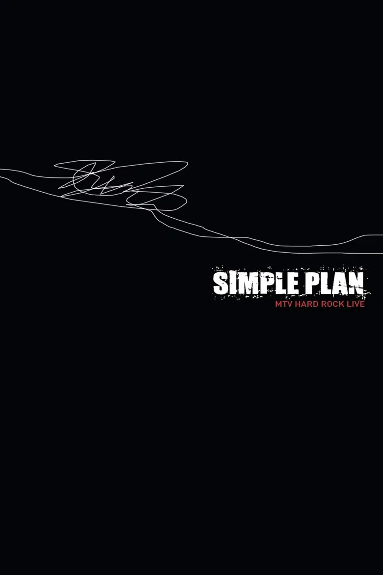 Simple Plan - MTV Hard Rock Live poster background