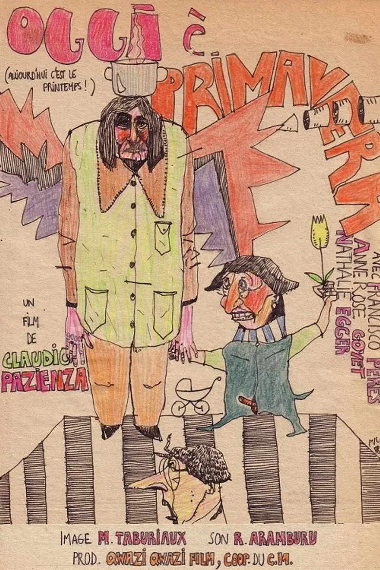 Oggi è primavera poster background