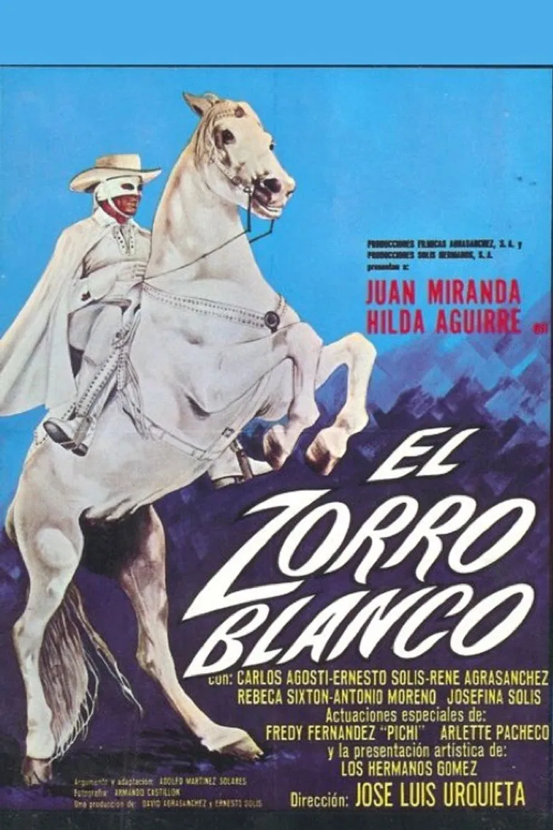 The White Zorro poster background