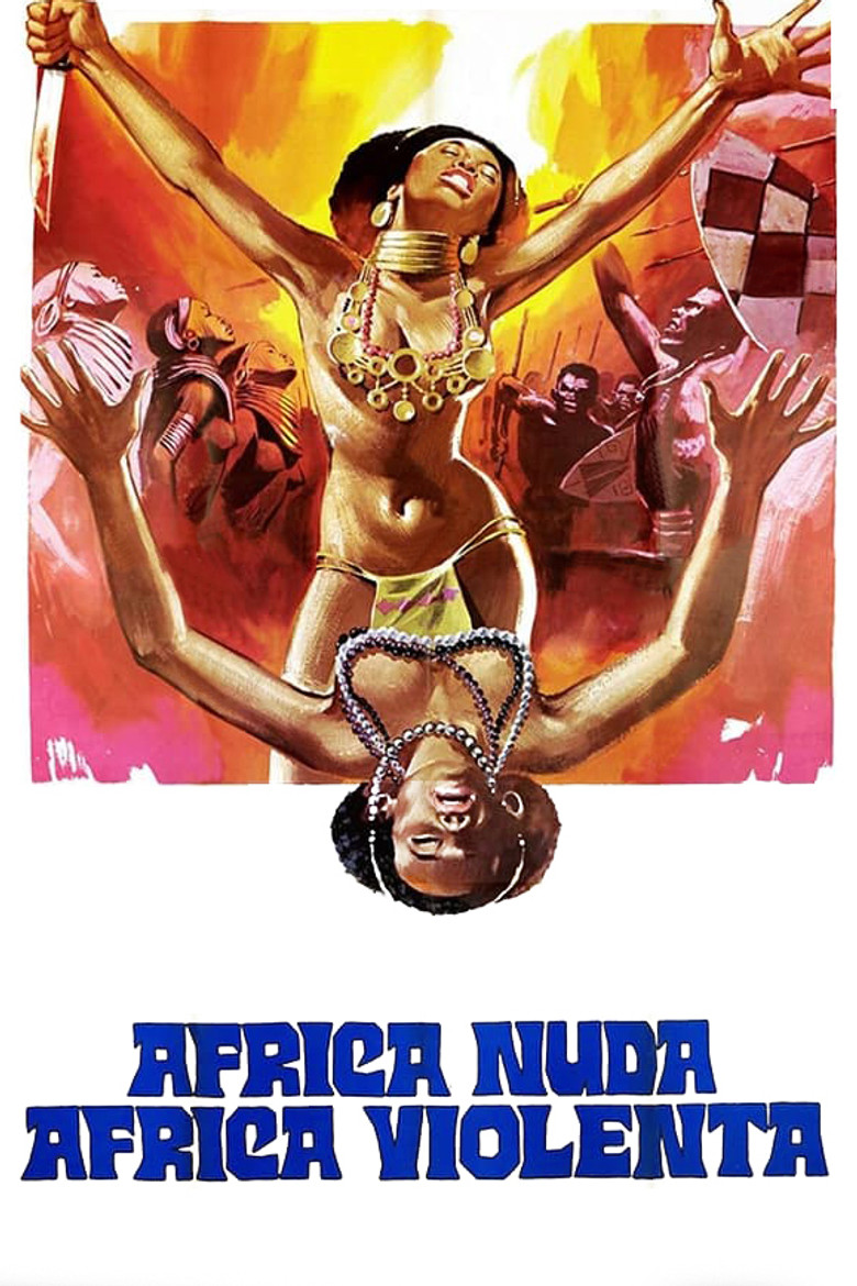 Africa nuda, Africa violenta poster background