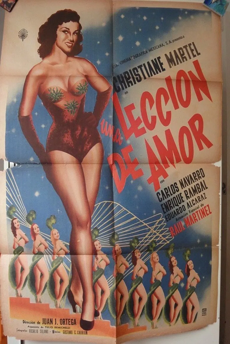 Una lección de amor poster background
