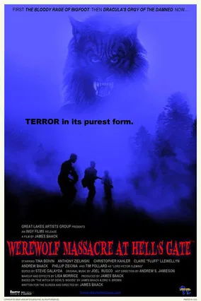 Werewolf Massacre at Hell's Gate poster background