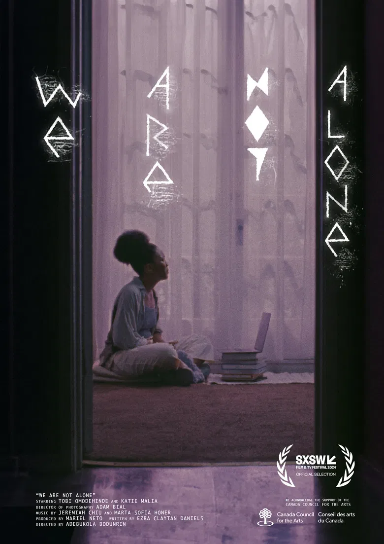 We Are Not Alone poster background