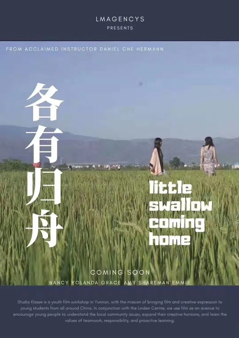Little Swallow Coming Home poster background