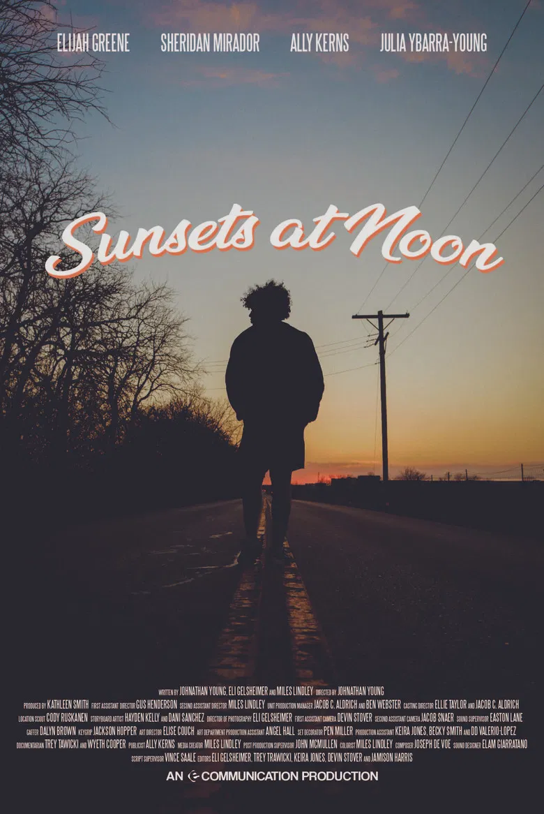 Sunsets at Noon poster background