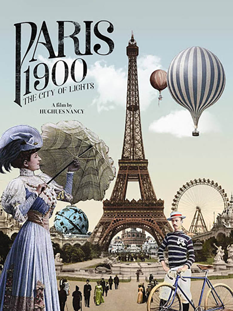 Paris 1900, la belle époque poster background