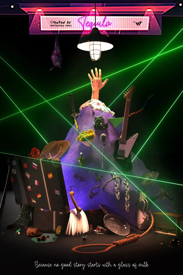 Tequila poster background