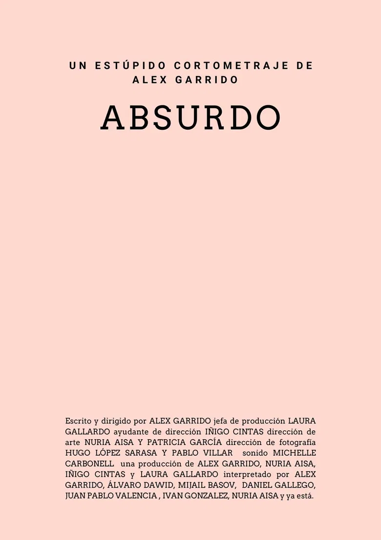 ABSURDO poster background