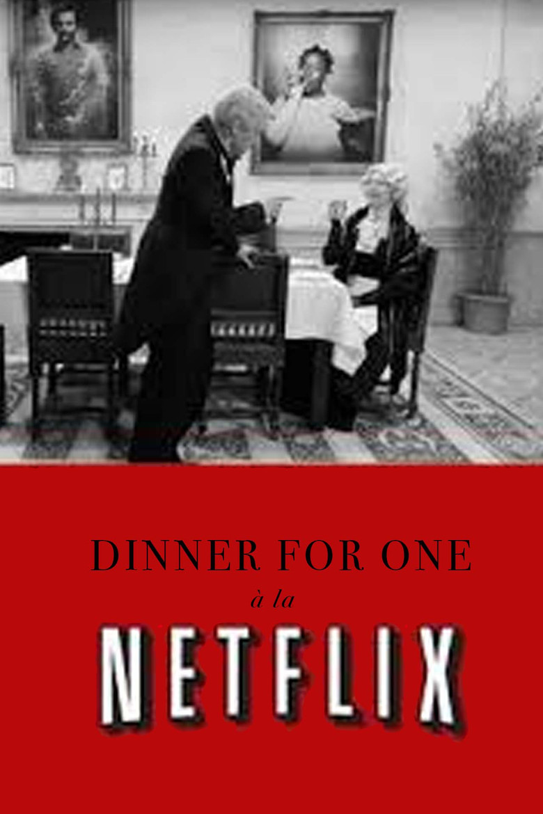 Dinner for One à la Netflix poster background