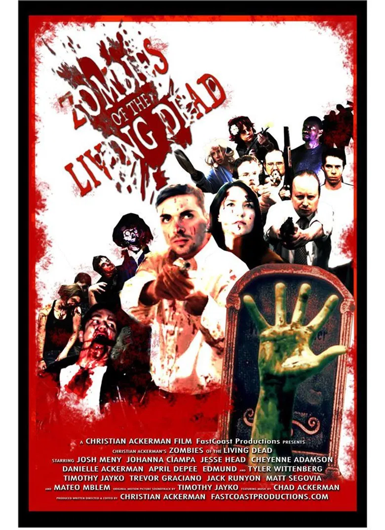Zombies of the Living Dead poster background