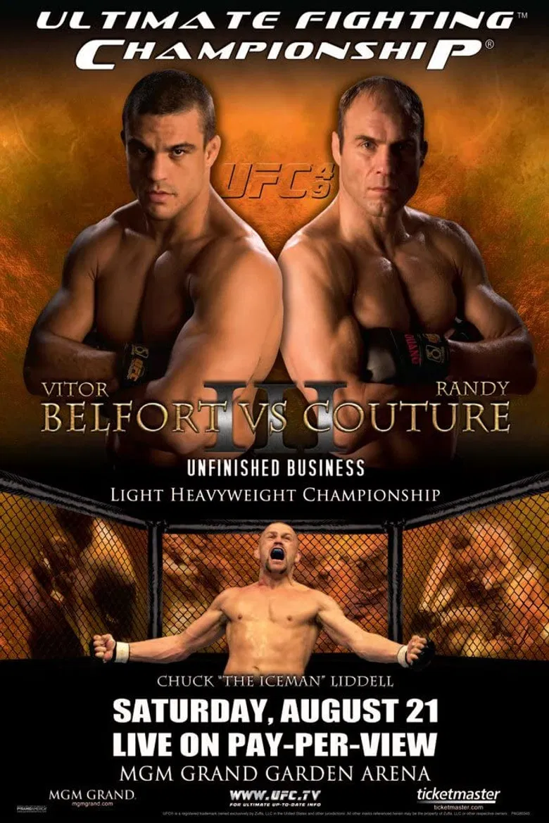 UFC 49: Unfinished Business poster background
