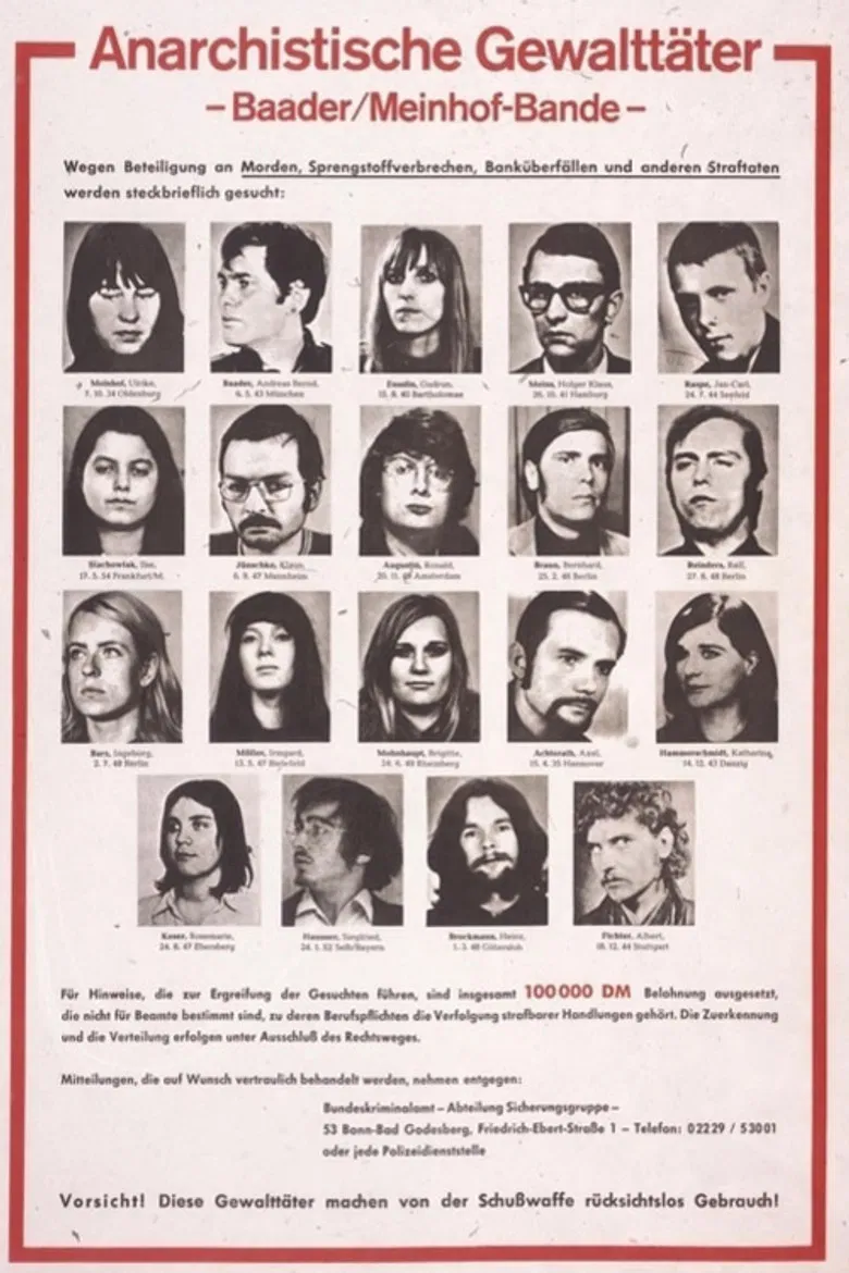 Baader-Meinhof Gang poster background