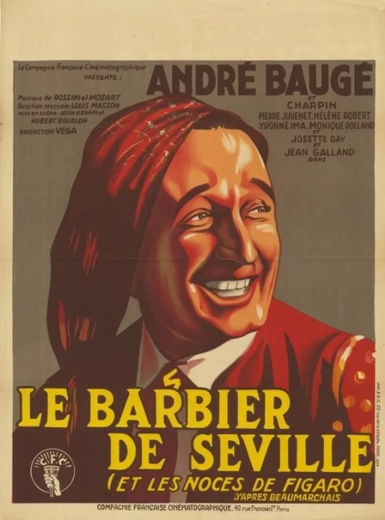 The Barber of Seville poster background