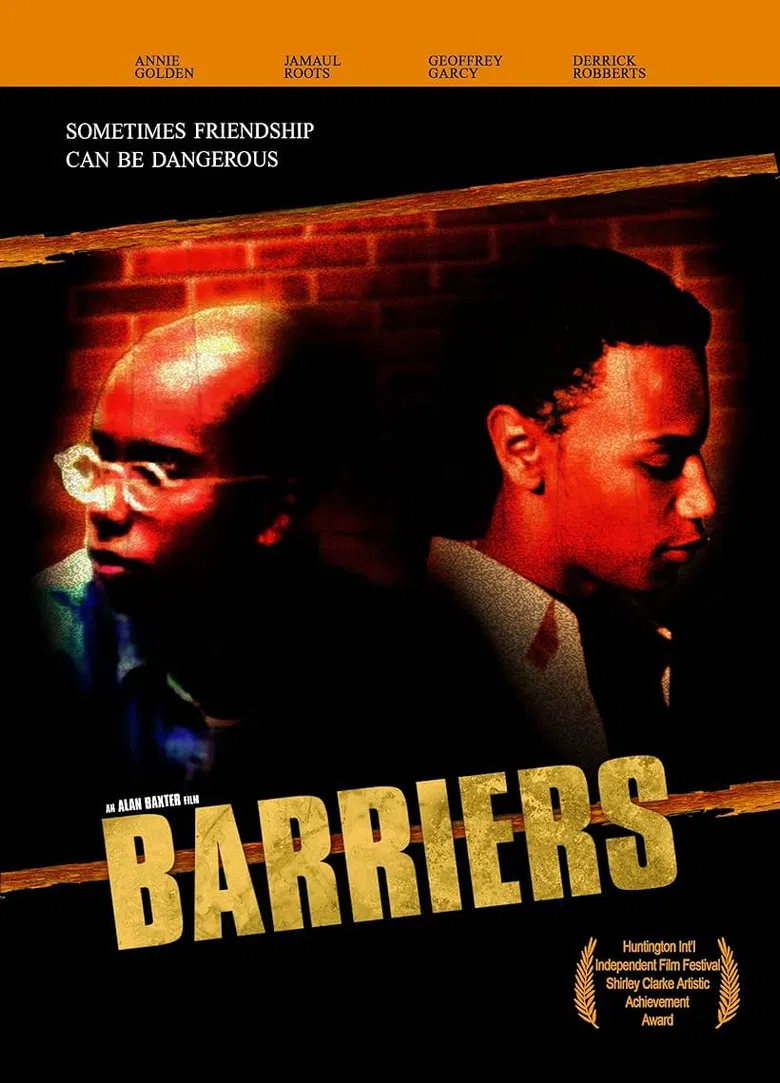 Barriers poster background