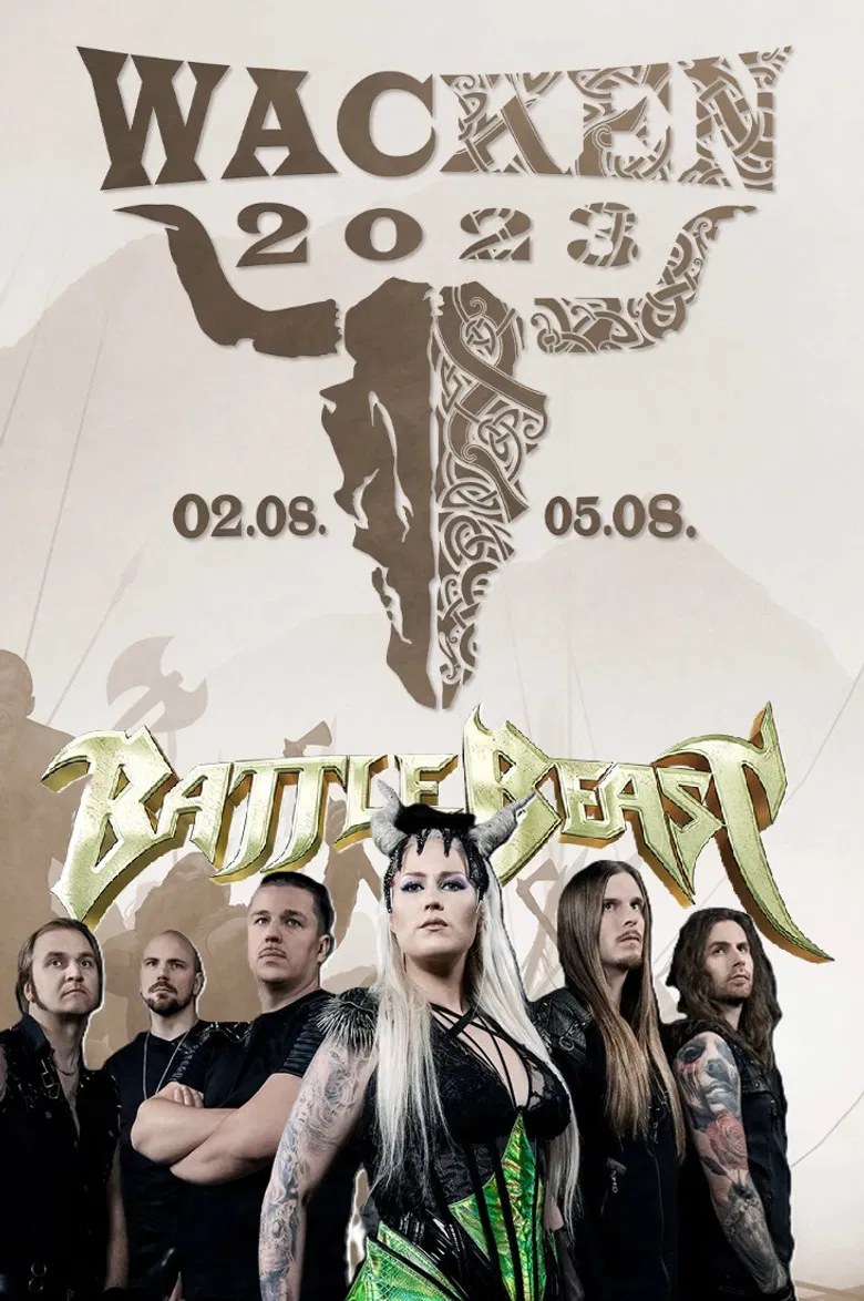 Battle Beast - Live at Wacken Open Air 2023 poster background