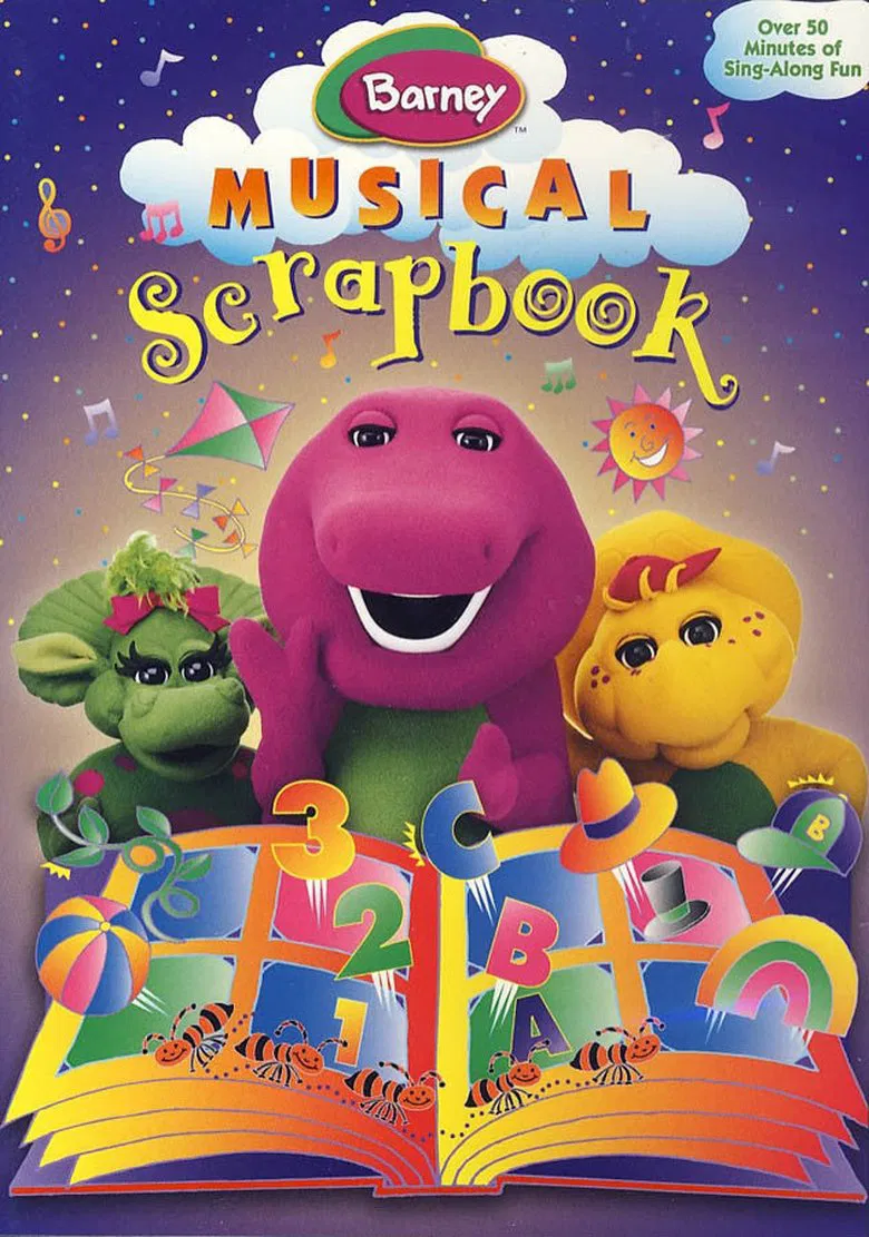 Barney's Musical Scrapbook poster background