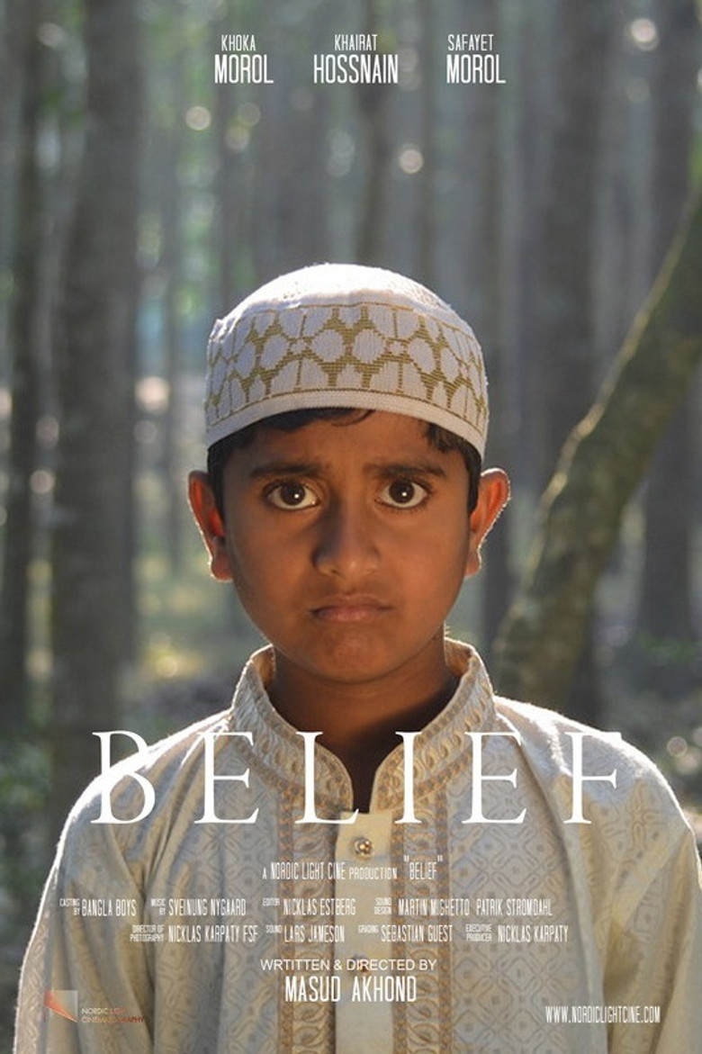 Belief poster background