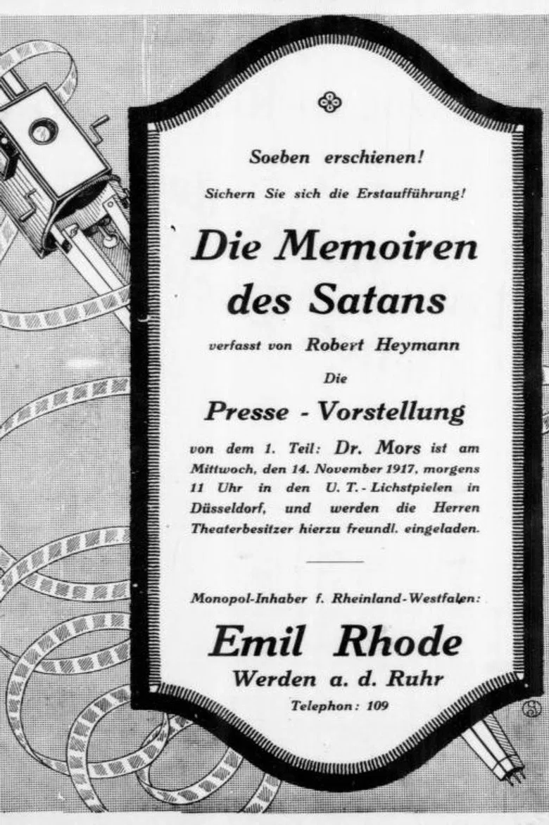 Die Memoiren des Satans. 1. Teil - Doktor Mors poster background
