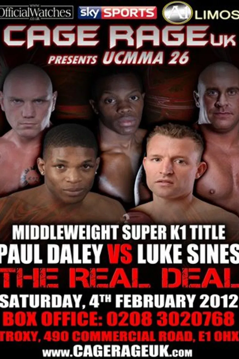 UCMMA 26: The Real Deal poster background