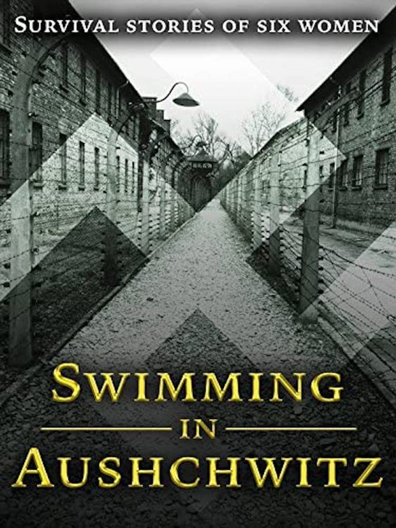Swimming in Auschwitz poster background