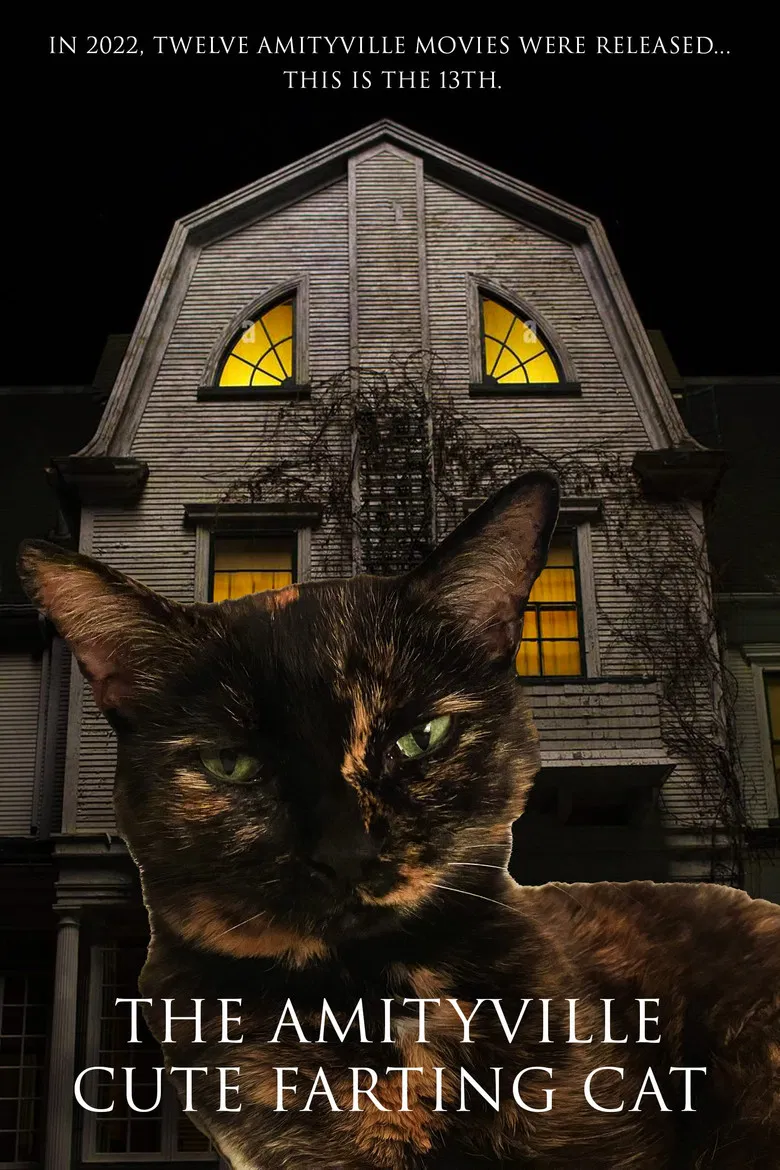 The Amityville Cute Farting Cat poster background