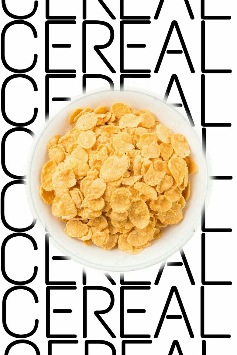 Cereal poster background