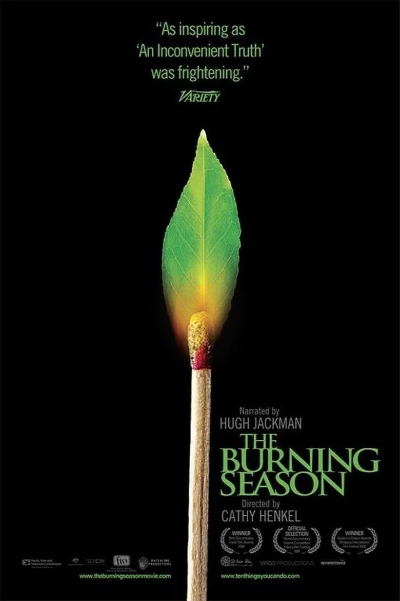 The Burning Season poster background