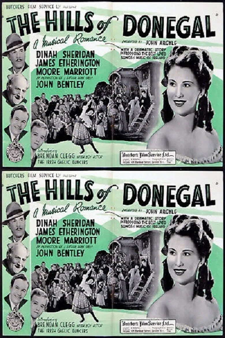 The Hills of Donegal poster background