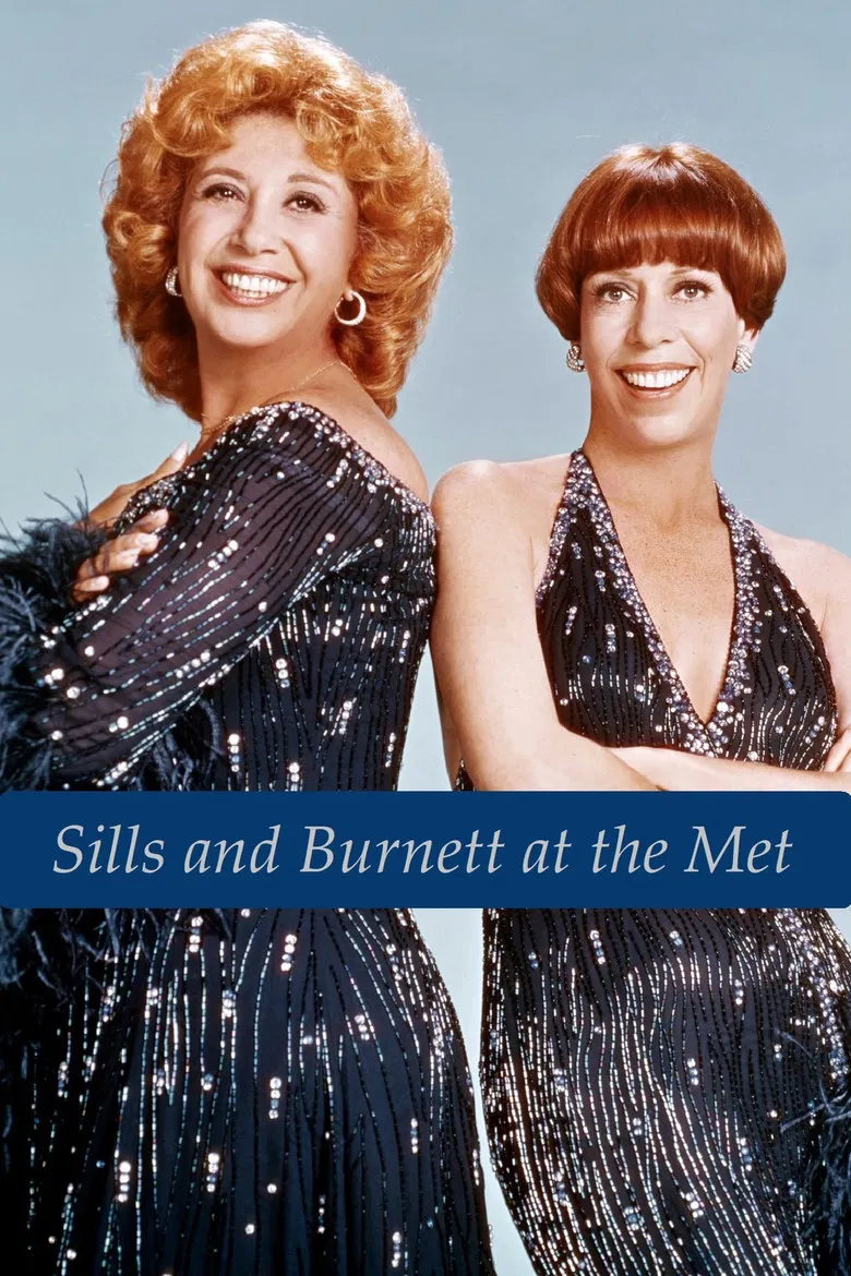 Sills and Burnett at the Met poster background
