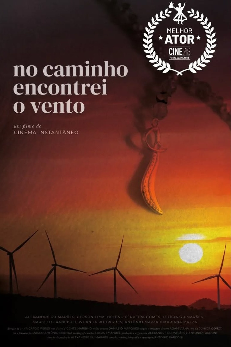 No Caminho Encontrei o Vento poster background