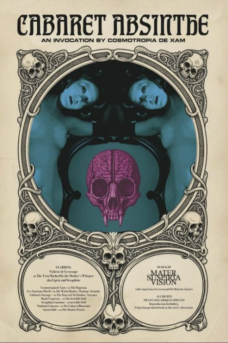 Cabaret Absinthe poster background