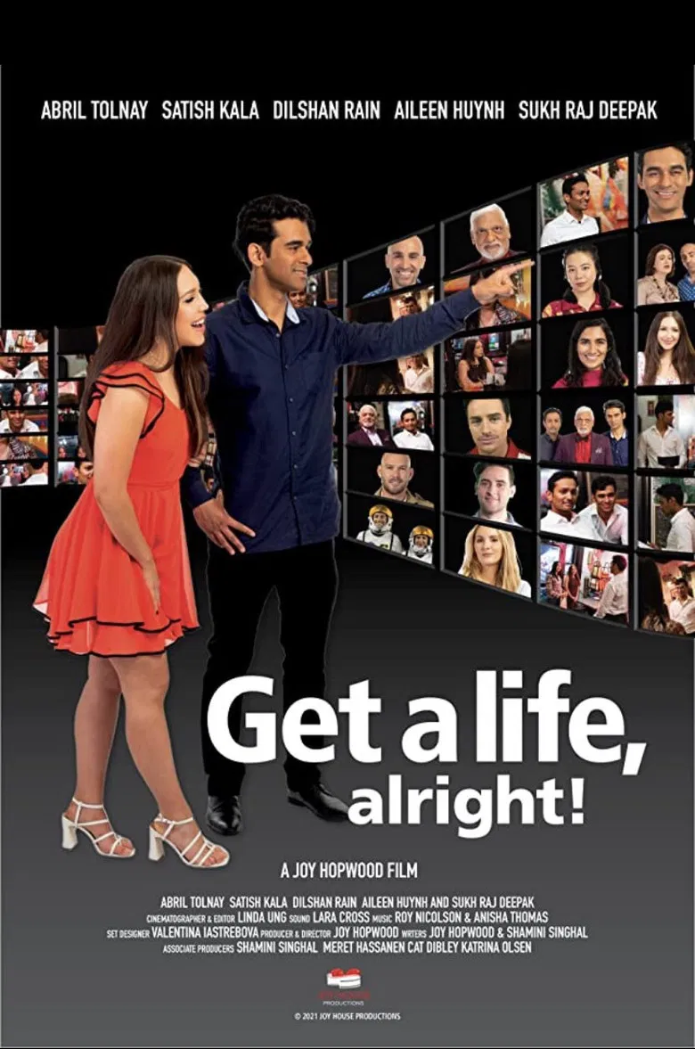 Get a life, alright! poster background