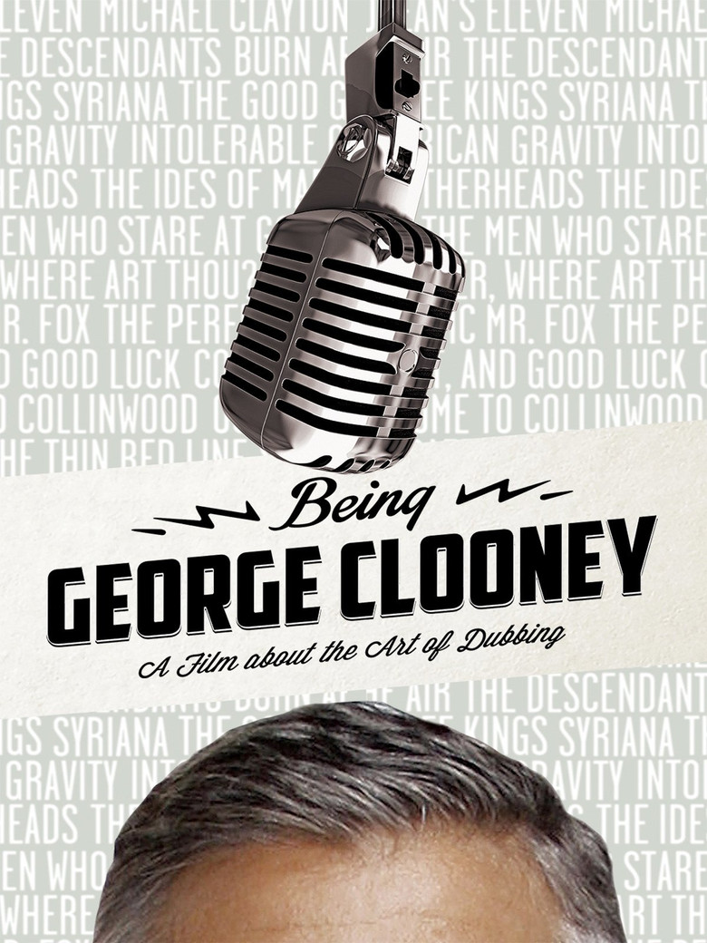 Being George Clooney poster background