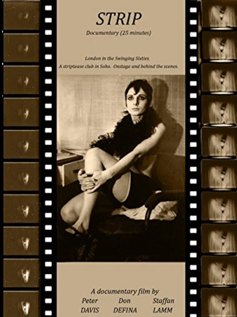 Strip poster background