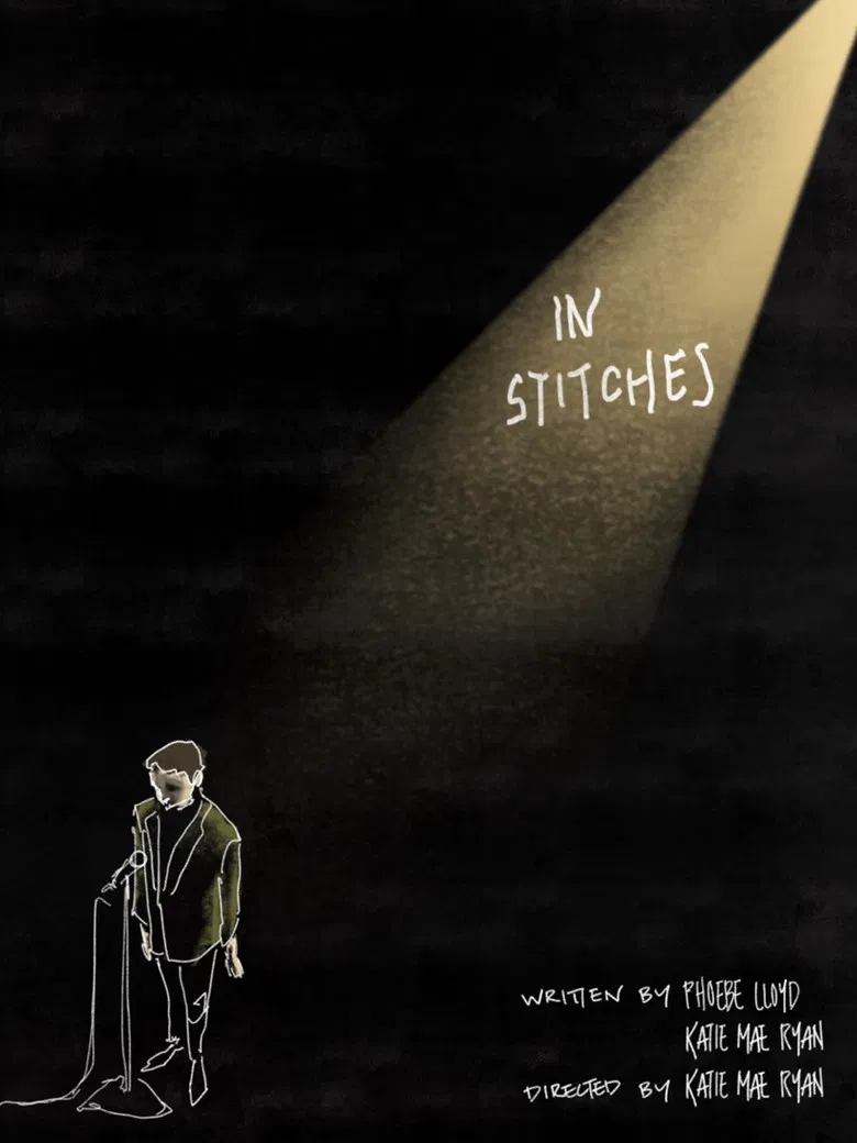In Stitches poster background