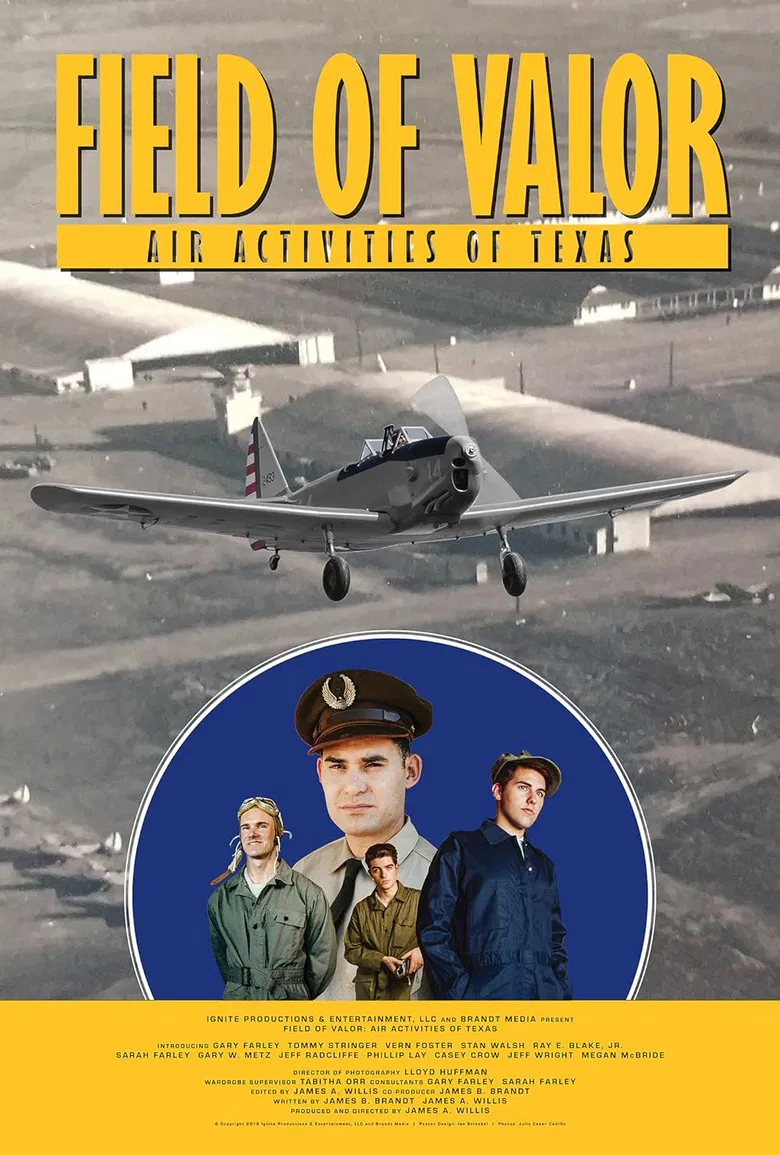 Field of Valor: Air Activities of Texas poster background