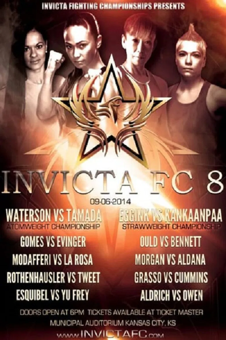 Invicta FC 8: Waterson vs. Tamada poster background