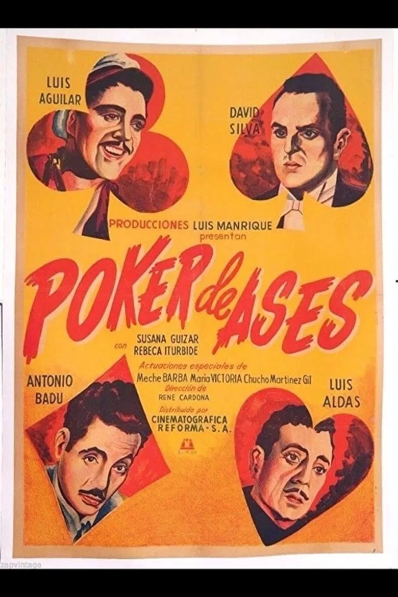 Póker de ases poster background