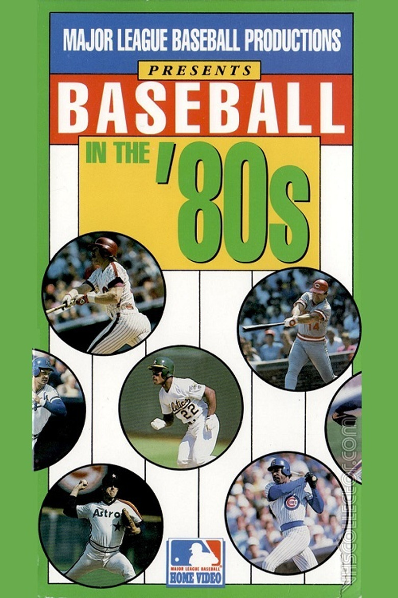 Baseball in the '80s poster background