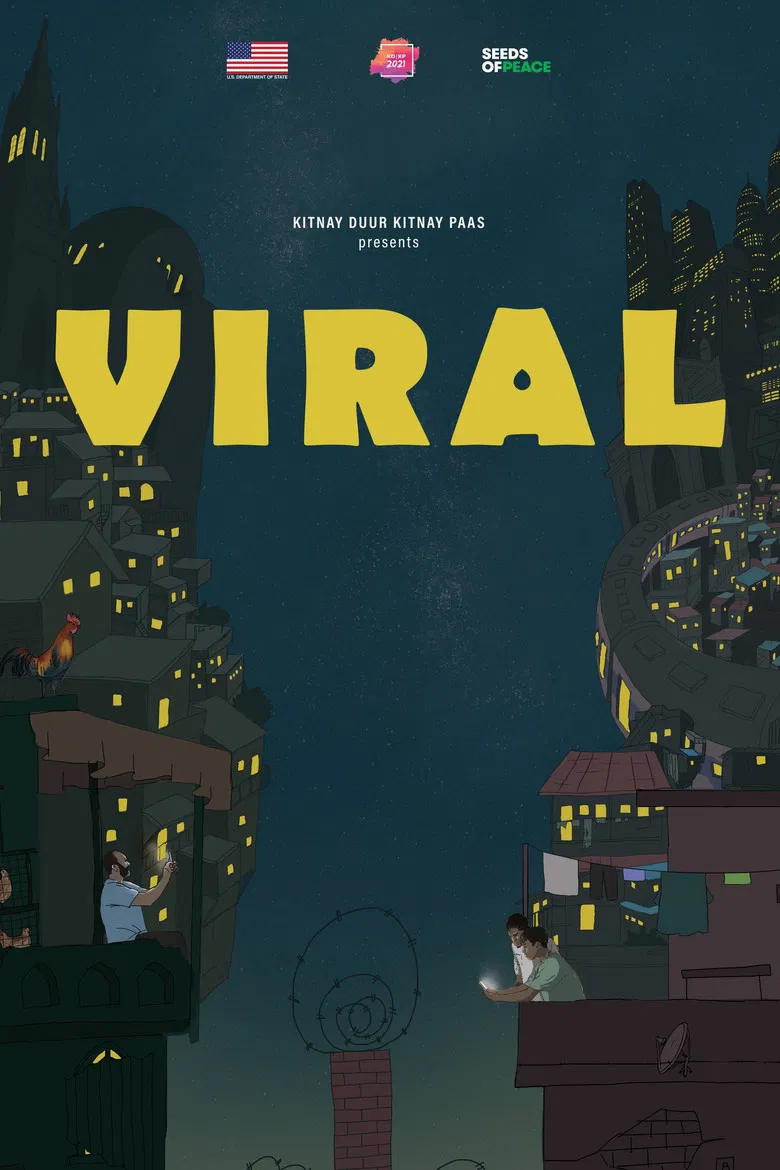 Viral poster background
